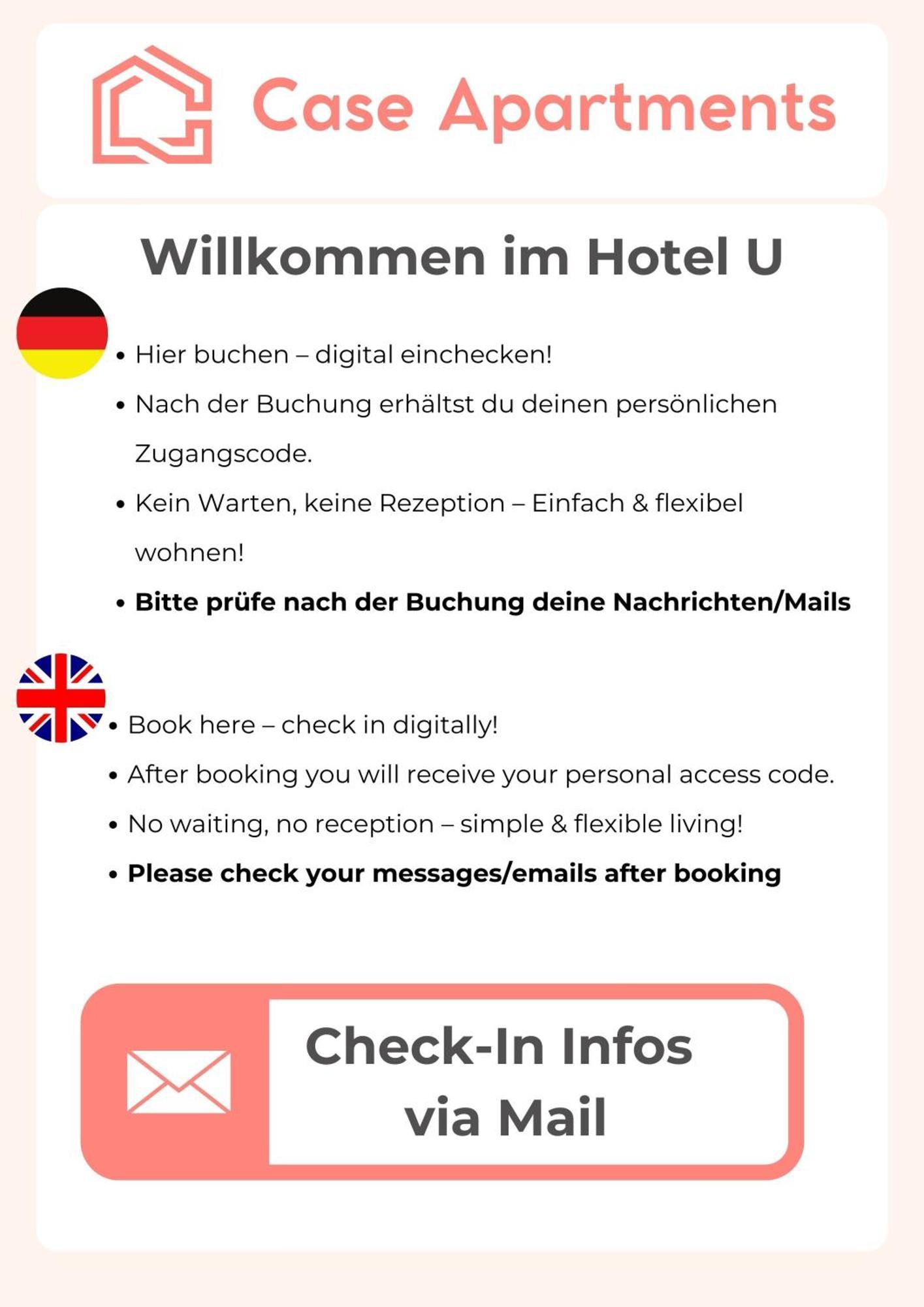 Hotel U Muelheim Free Parking Highspeed Wifi Mülheim an der Ruhr Buitenkant foto